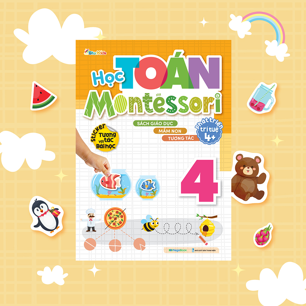 Học Toán Montessori 4 ( Phát triển trí tuệ 4+)