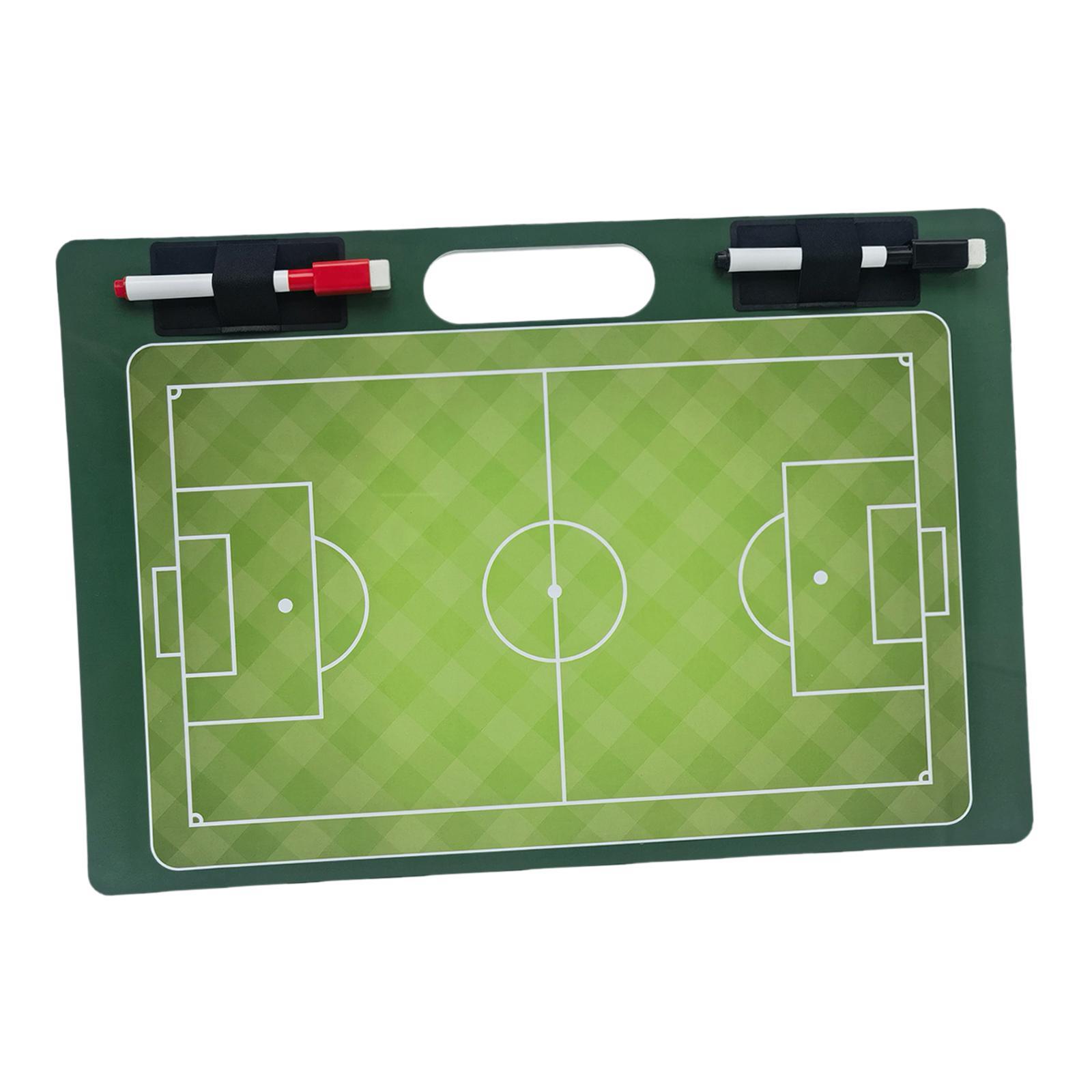 Football  Marker Pen Professional Erasable Marker Gifts Coaches Clipboard Soccer Marker Board for , Strategy Plan, Training