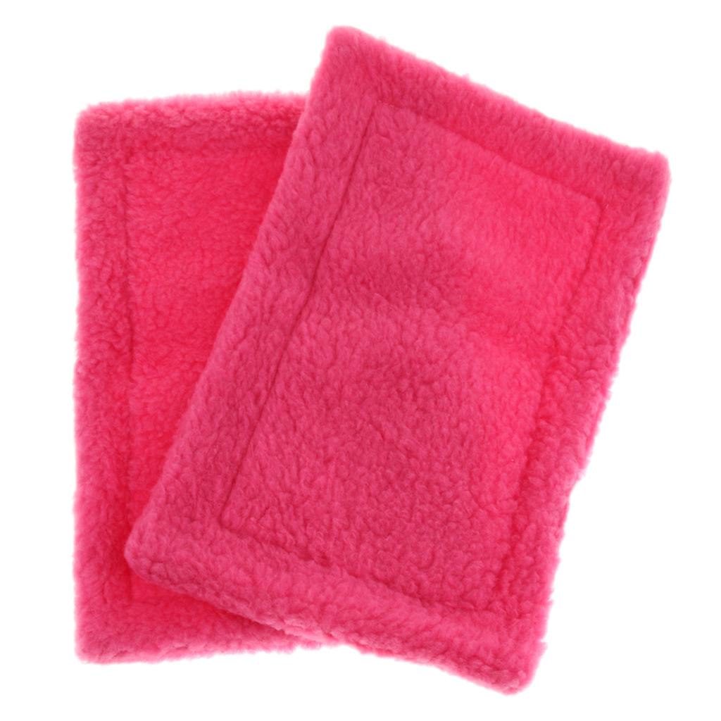 2 Gói Nhung động Vật Nhỏ Mat ấm Cho Hamster, Guinea Pig, Ferret