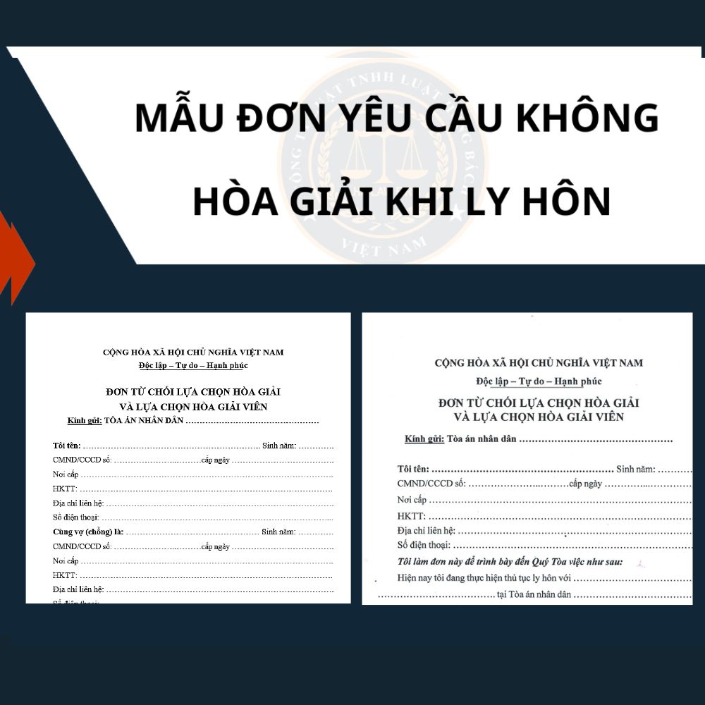 BỘ MẪU ĐƠN LY HÔN ĐƠN PHƯƠNG TÒA ÁN TẠI TỈNH BẮC GIANG + TÀI LIỆU LUẬT SƯ HƯỚNG DẪN CHI TIẾT