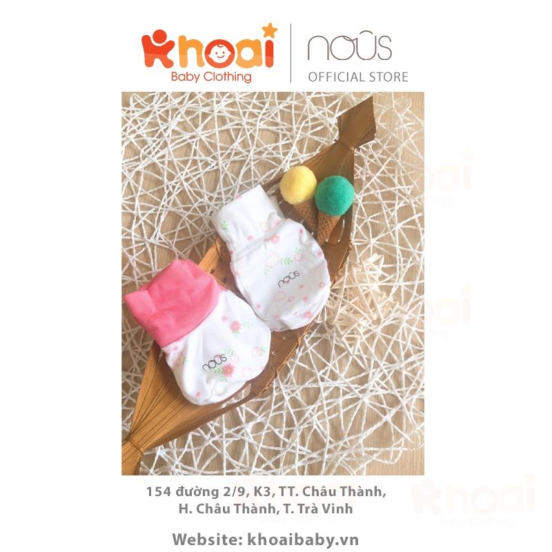 Phụ kiện NOUS - Set bao tay bao chân sơ sinh cho bé - Chất liệu Nu Petit 95% cotton thiên nhiên