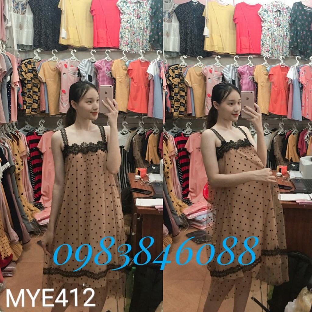Váy bầu thời trang MYE412 chấm bi