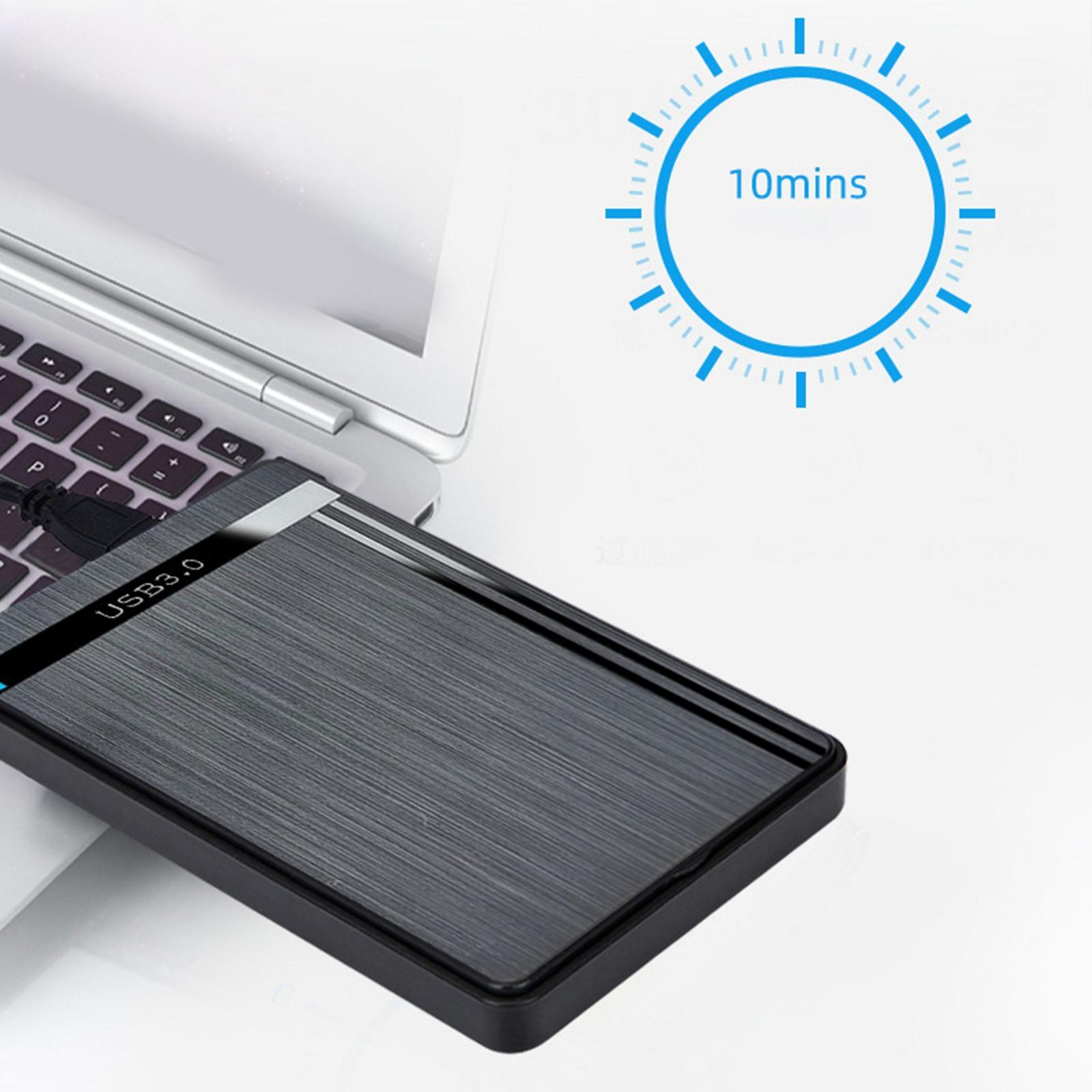Portable 2.5" Enclosure Support Max 6TB External Disk Case for gaming lovers, students and professionals use.