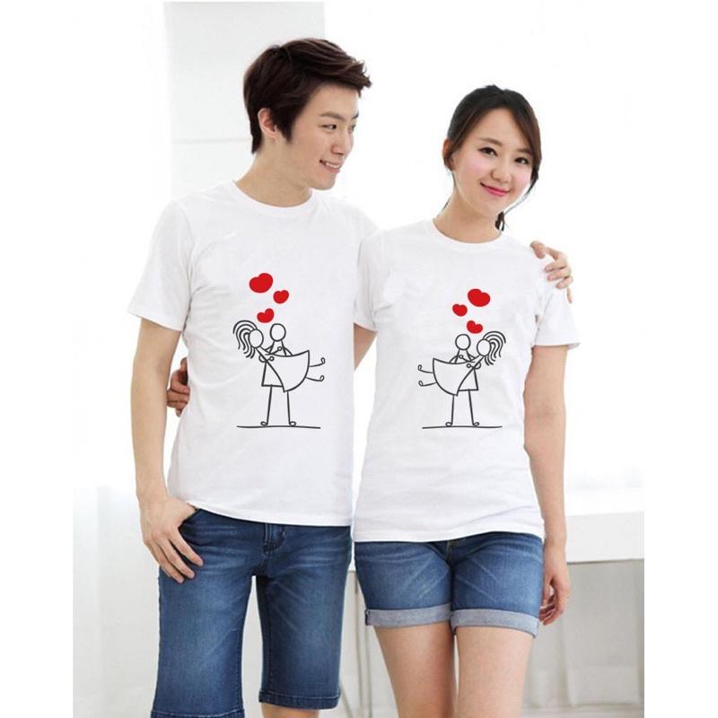 Áo cặp tình nhân áo đôi nam nữ tình yêu cute
