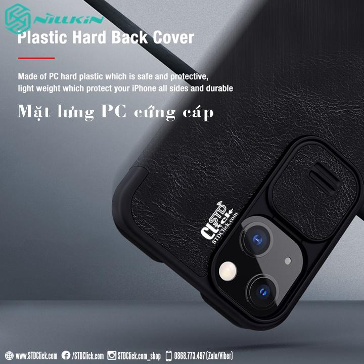 BAO DA DÀNH CHO ĐIỆN THOẠI IPHONE 13 NILLKIN QIN BẢO VỆ CAMERA