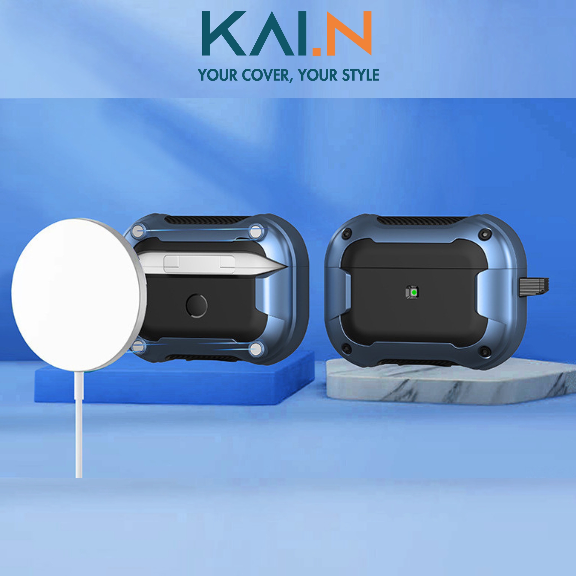 Ốp Lưng Case Bao Dành Cho Airpods Pro 2  / Airpods Pro, Kai.N Mag Amazon - Hàng Chính Hãng