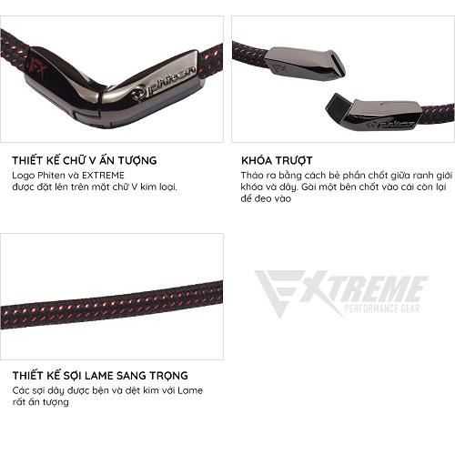 Vòng Cổ Phiten Extreme Kiểu Chữ V