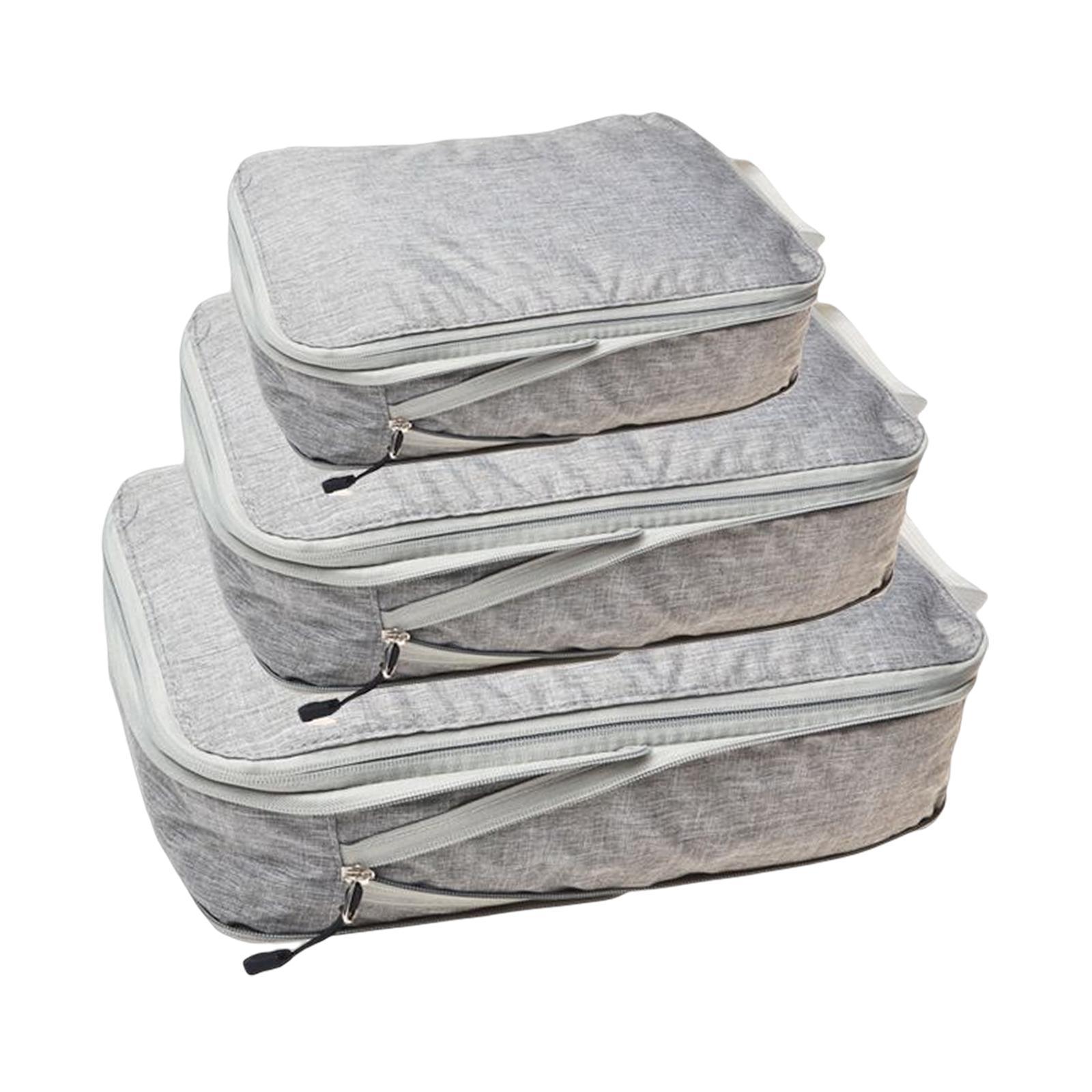 Pouch Suitcase Waterproof Storage Travel Bags Gray