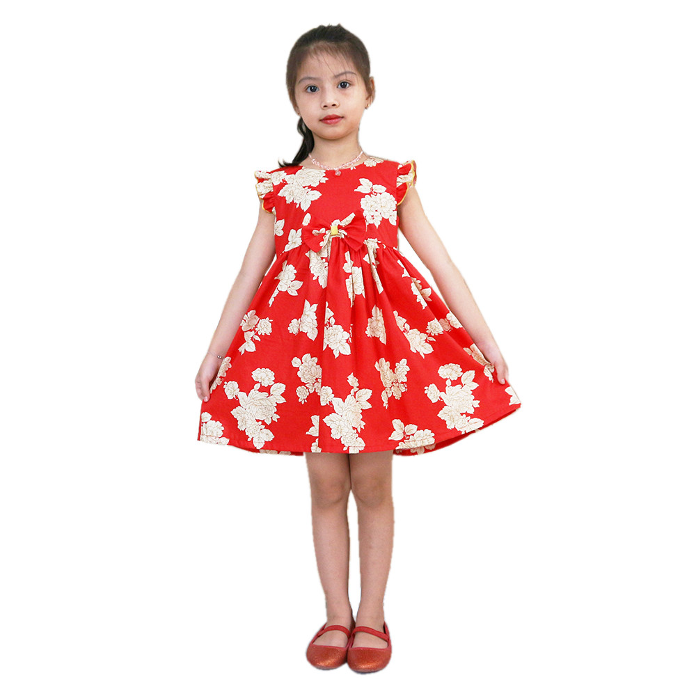 Đầm cotton hàn cao cấp BabyCute cho bé