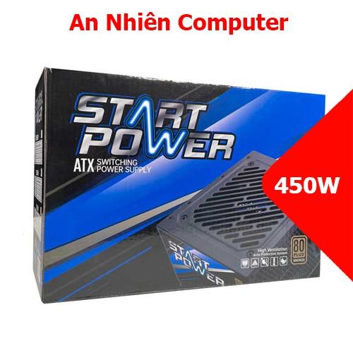 Nguồn Máy Tính Start Power 450W - Fan 120mm - Chống Ồn - 80 Plus