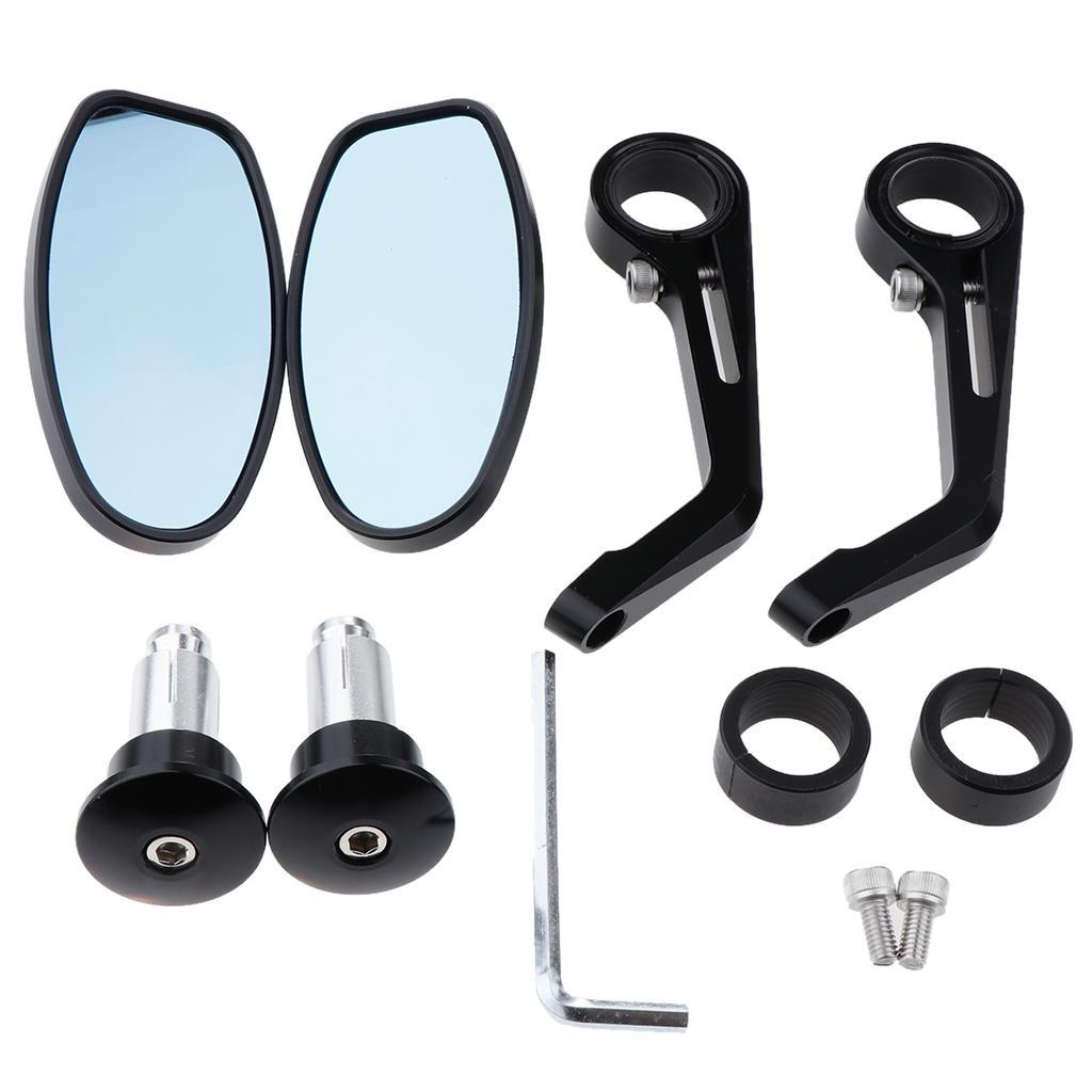 2 Pieces Motorcycle Side Mirror for Motorbike,Dirt Bike and Scooter