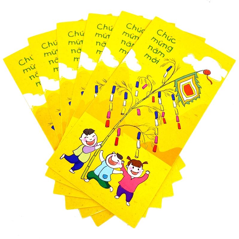 Bộ 6 Bao Lì Xì - Greenwood LX11