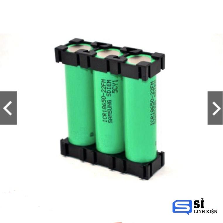 Khung lắp đế pin li-ion 18650 3 cell hoặc 5 cell