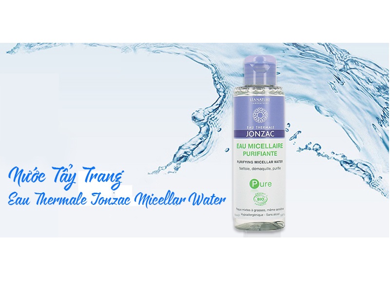 Nước tẩy trang cho da dầu, hỗn hợp Eau Thermale Jonzac Pure Purifying Micellar Water 500ml