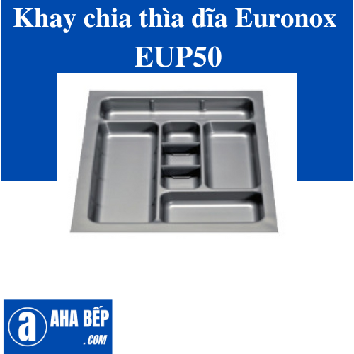 KHAY CHIA THÌA DĨA NHỰA CAO CẤP EURONOX EUP50. Hàng Chính Hãng