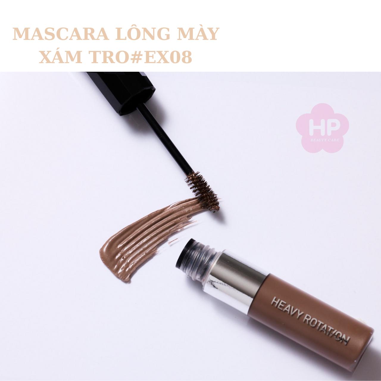 Mascara Chải Đổi Màu Lông Mày Chống Trôi Siêu Bền Kissme Heavy Rotation Coloring Eyebrow EX (10 màu)