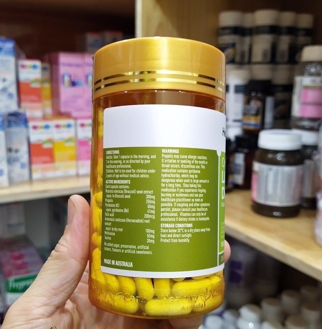 Viên uống bổ phổi Healthy Care Original Lung Detox chính hãng Úc giúp thanh lọc phổi, làm sạch đường hô hấp, ngăn ngừa bệnh lý ở phổi
