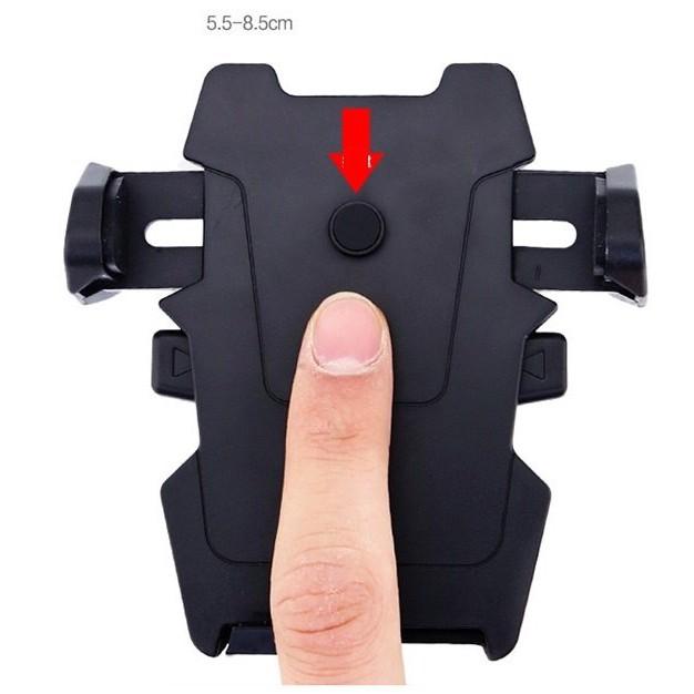 Giá đỡ kẹp điện thoại trên xe hơi, ô tô kéo dài, thu hẹp 360 độ cao cấp