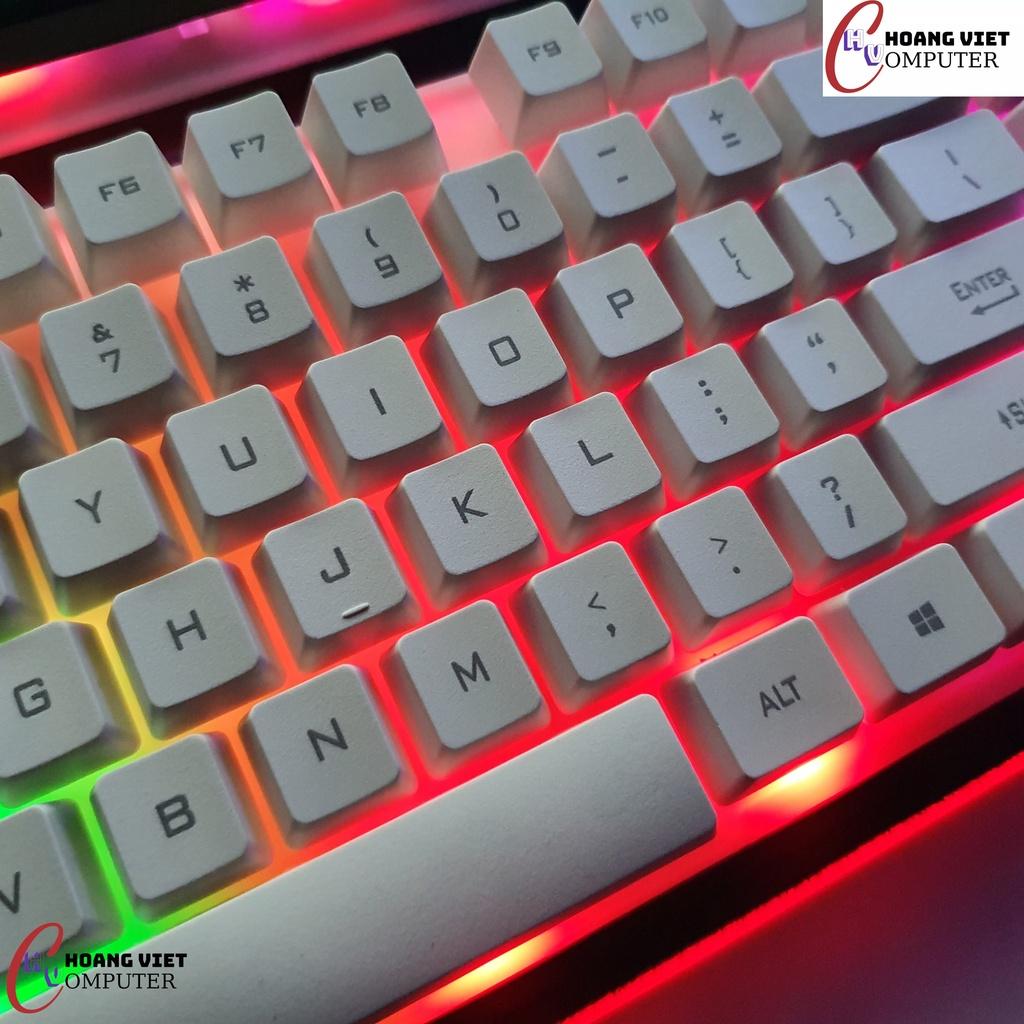 Bàn Phím Giả Cơ AOC KB121, Keyboard Bàn Phím Chuột Chuyên Game Đèn LED 7 Màu, Hàng Chính Hãng AOC