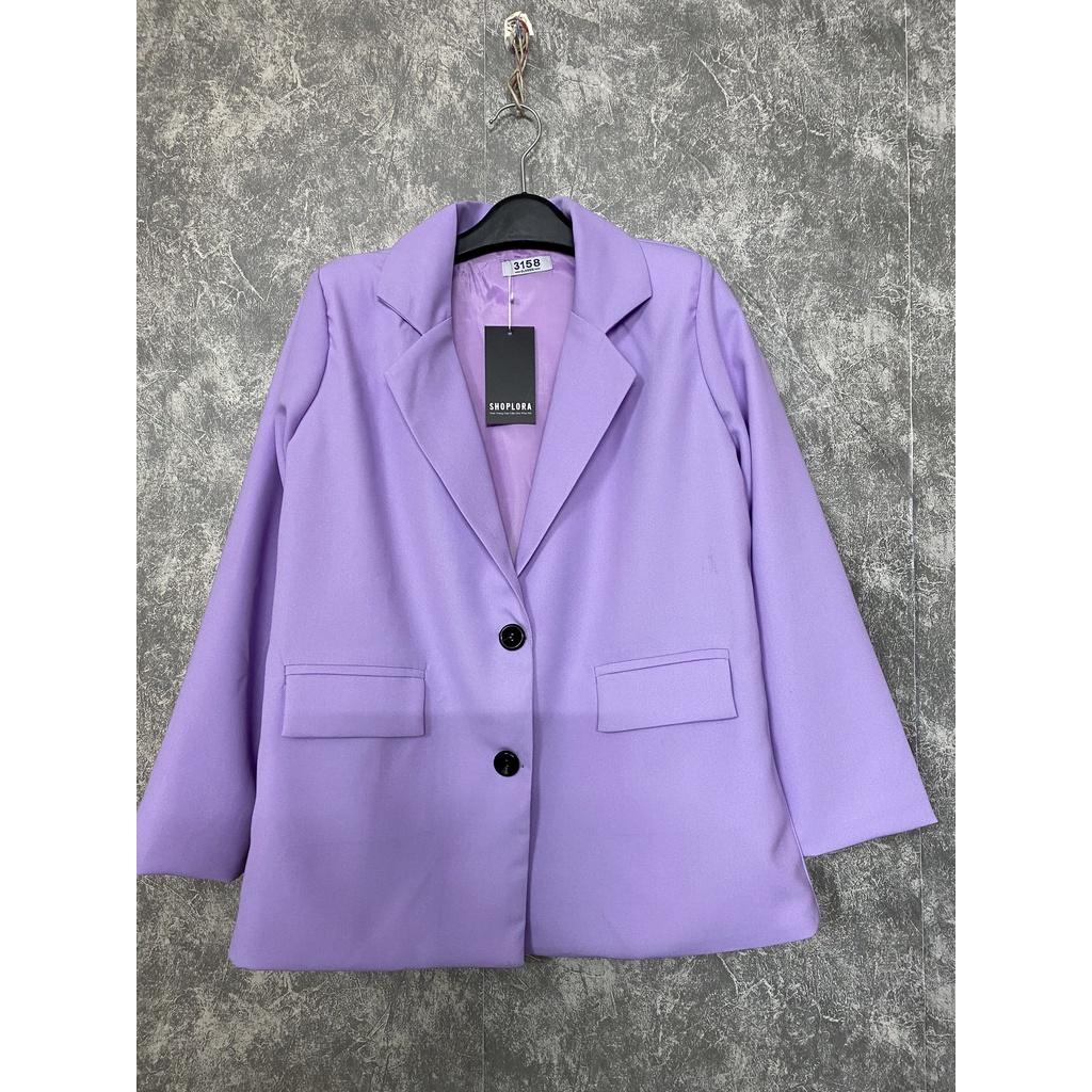 áo blazer nữ 2 lớp, áo vest dài tay cao cấp 2 màu đen/nâu/be phong cách hàn quốc - Thời trang SHOPLORA