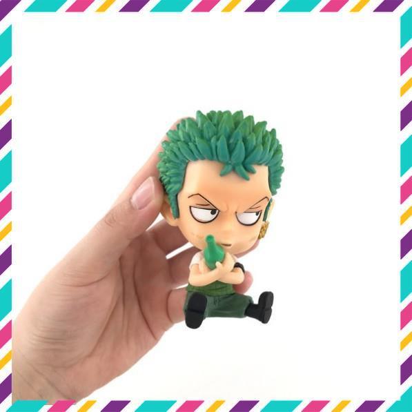 Mô Hình ONE PIECE Chibi các nhân vật luffy,mắt diều hâu mihawk,nicorobin,nami,chopper,brook,ace,zoro,franky