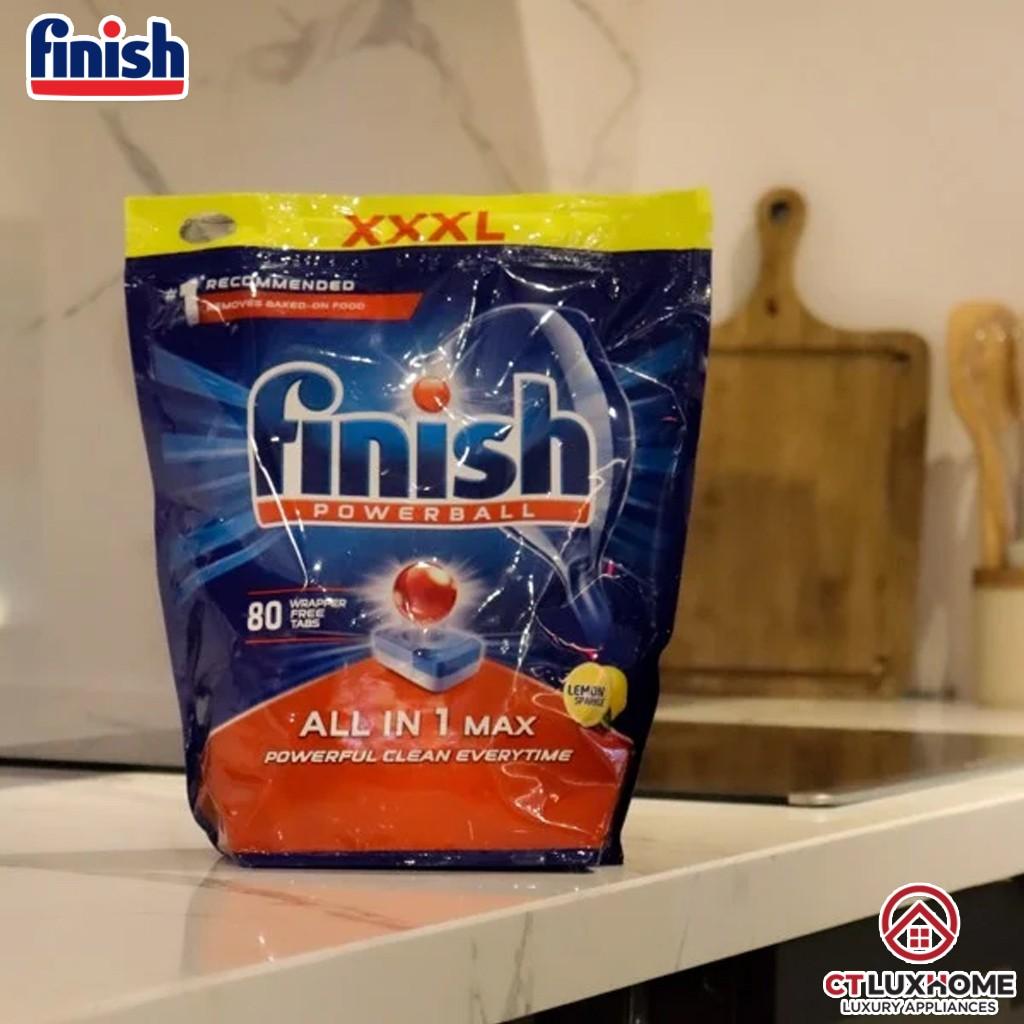 Viên rửa chén bát Finish All In One Max 80 viên