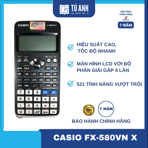 Máy Tính Casio FX 580 VN X (Lựa Chọn Màu Sắc)