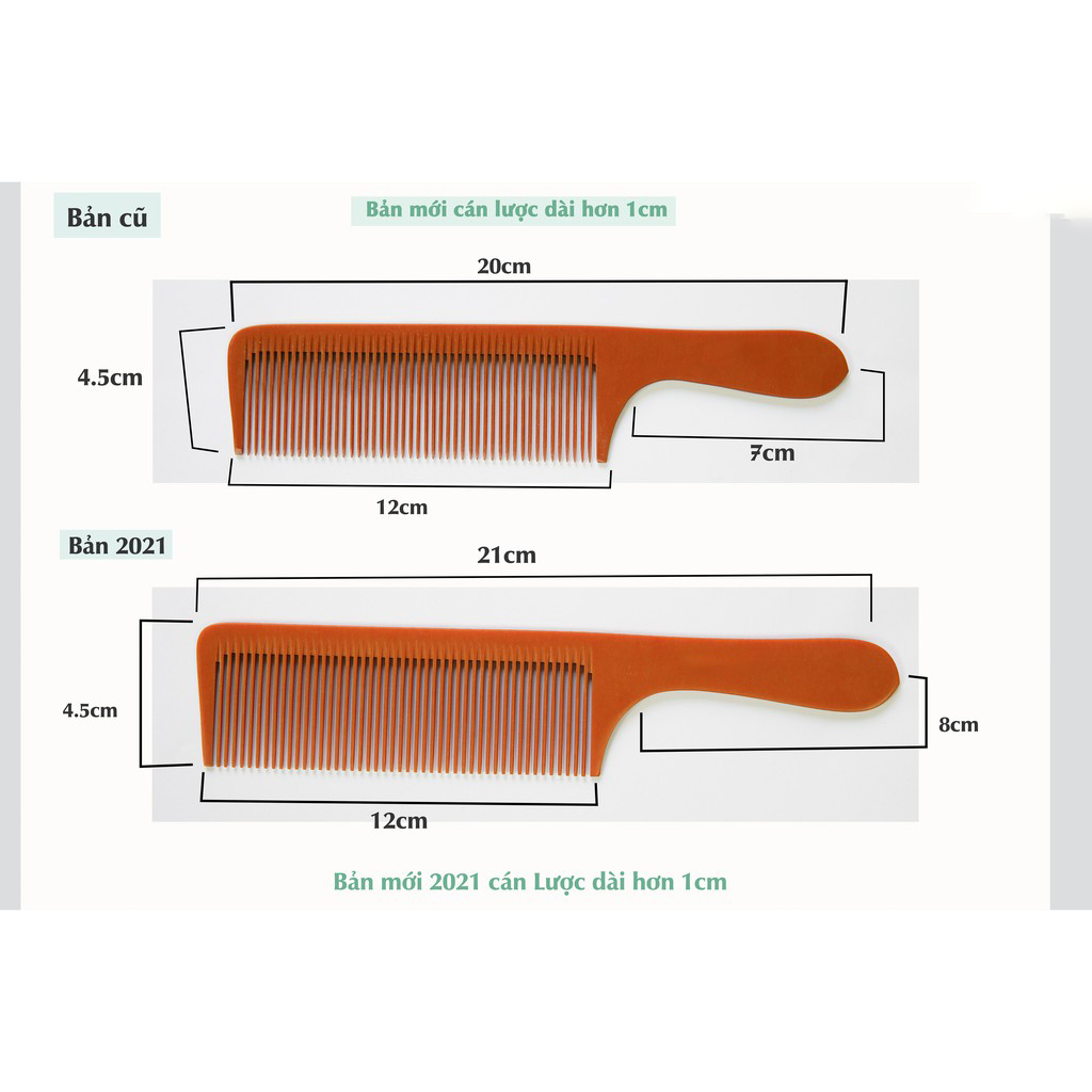 Lược cắt tóc nam bản to 2021