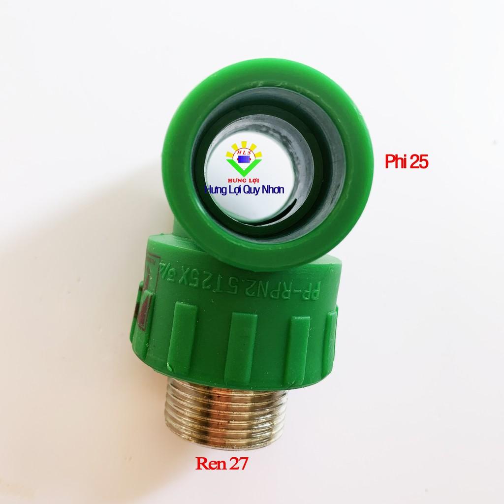 Tê ren ngoài ống nước nóng PPR phi 25-32 - phụ kiện ống nước nóng, lạnh