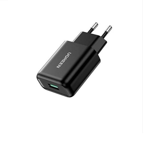 Củ sạc nhanh usb Quick Charge 3.0 CD122 Ugreen 70273 18W QC3.0 hàng chính hãng