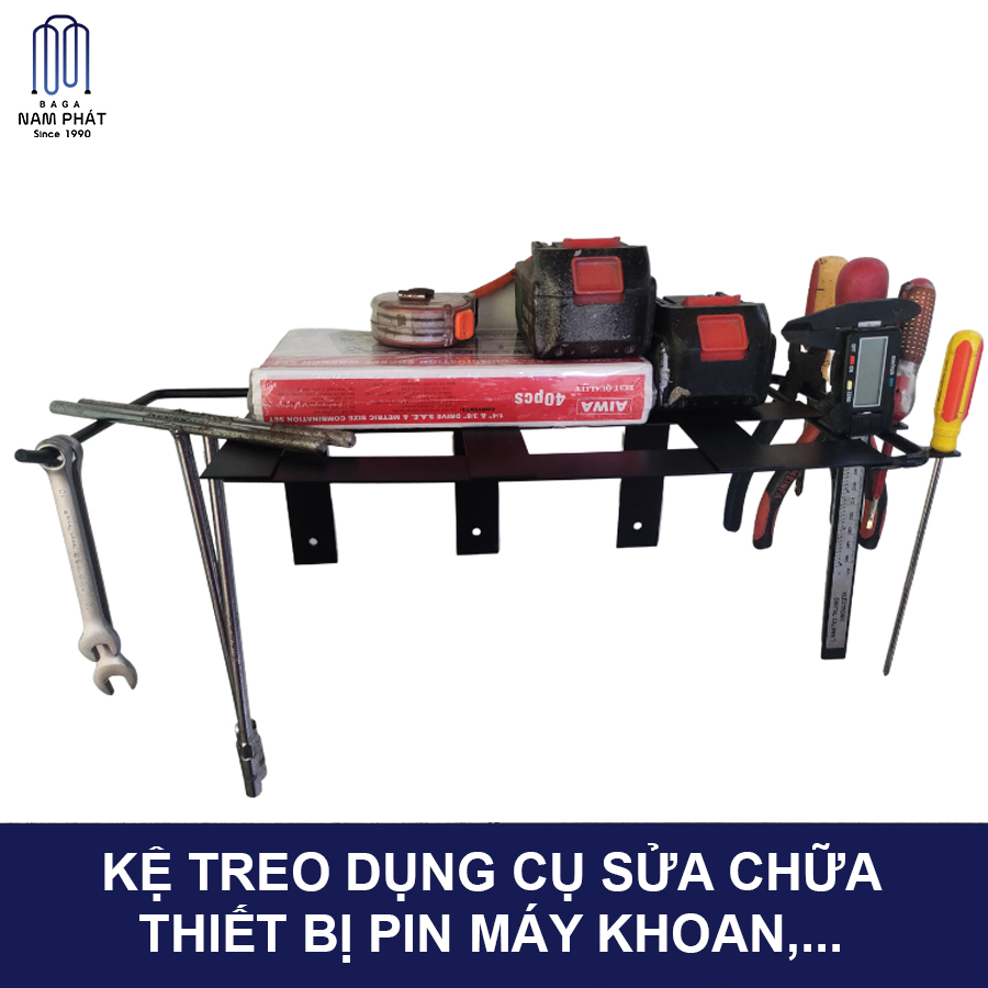 Kệ treo dụng cụ sửa chữa thiết bị pin máy khoan cho thợ DIY