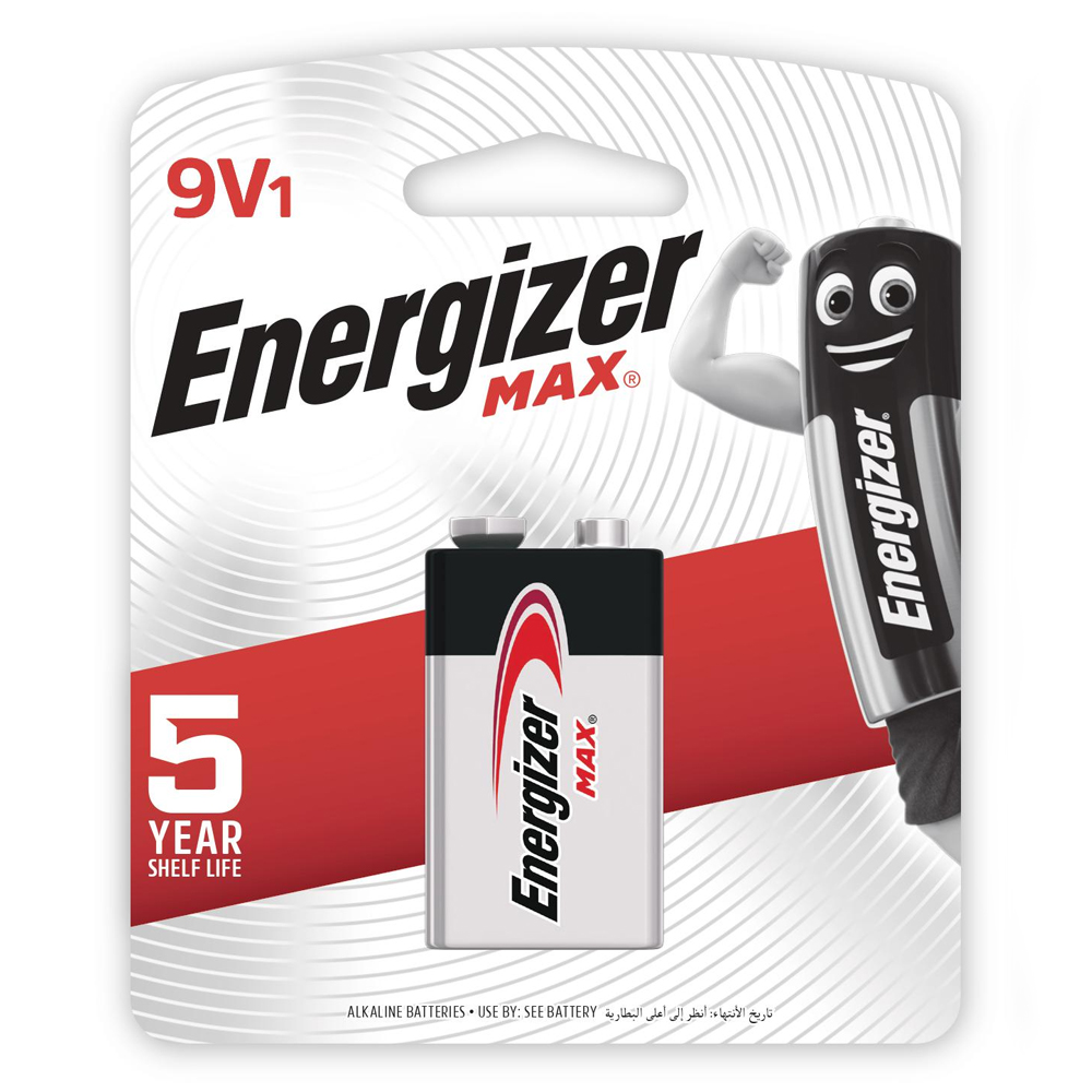 Pin vuông 9V Energizer 522 ALKALINE chính hãng ( Mẫu mới )