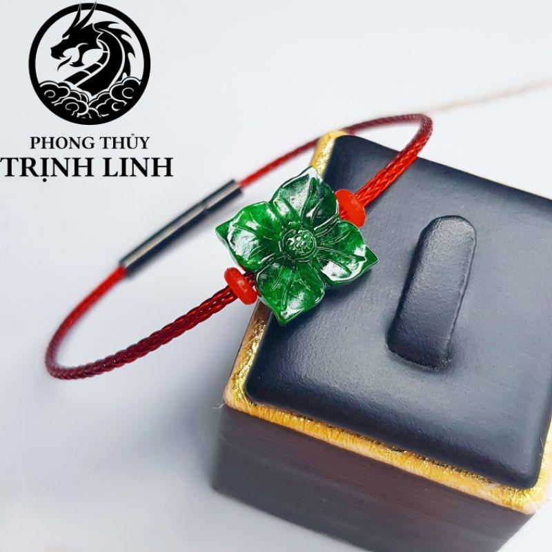 VÒNG TAY HOA SEN 4 CÁNH TÀI LỘC - BÌNH AN DÂY THÉP CAO CẤP