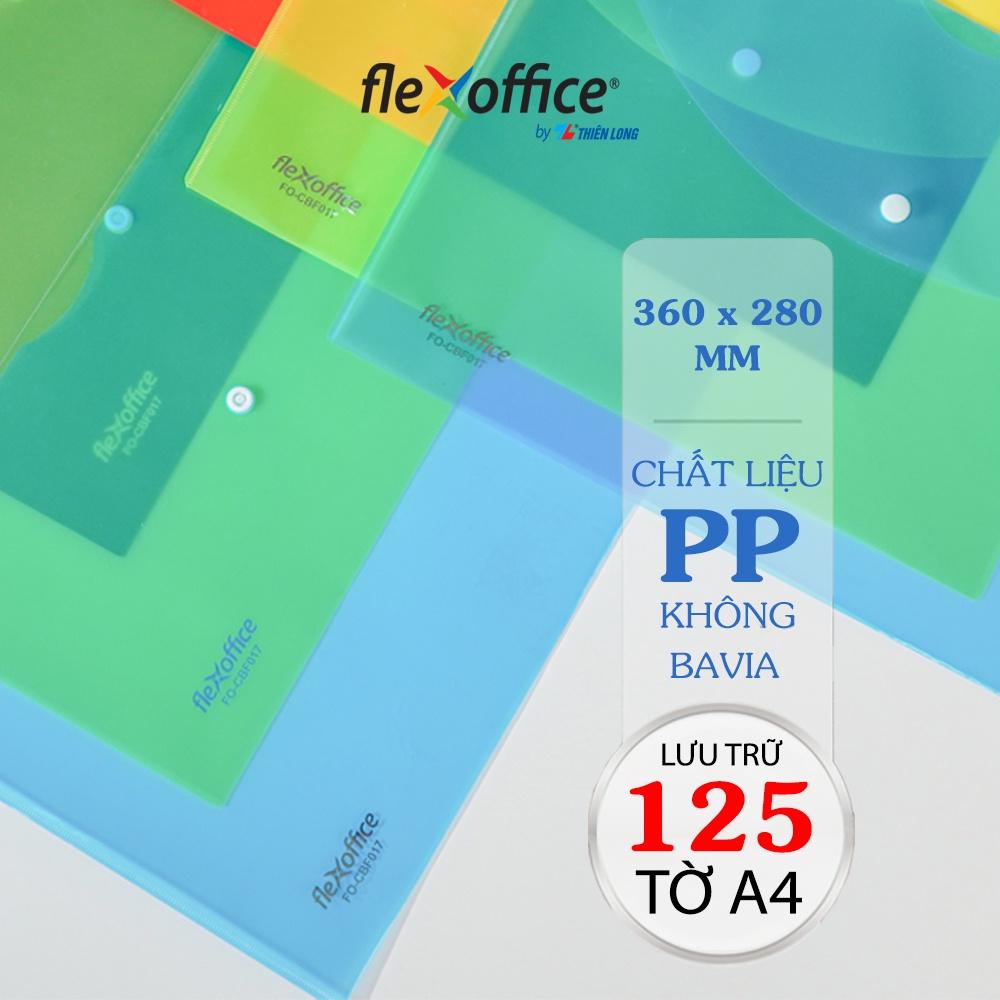 Combo 3 Bìa nút F4 Thiên Long Flexoffice FO-CBF017