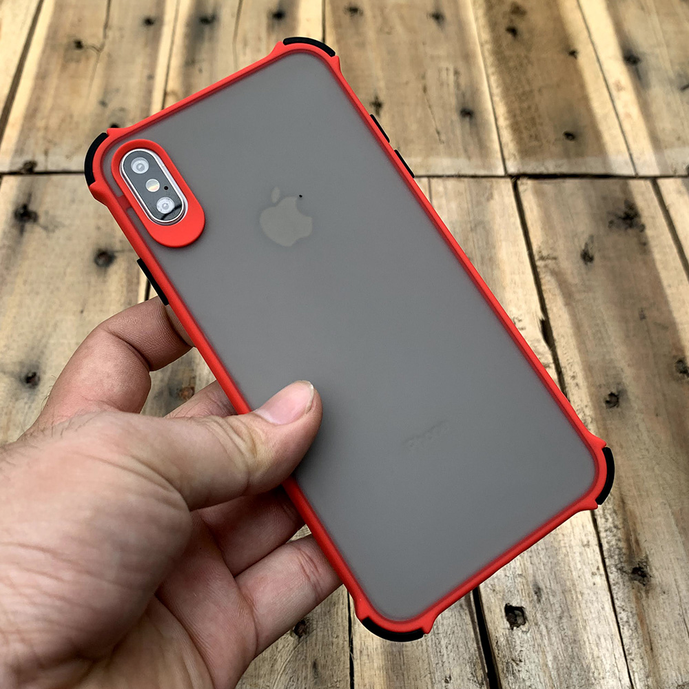 Ốp lưng chống sốc toàn phần dành cho iPhone X / XS - Màu đỏ