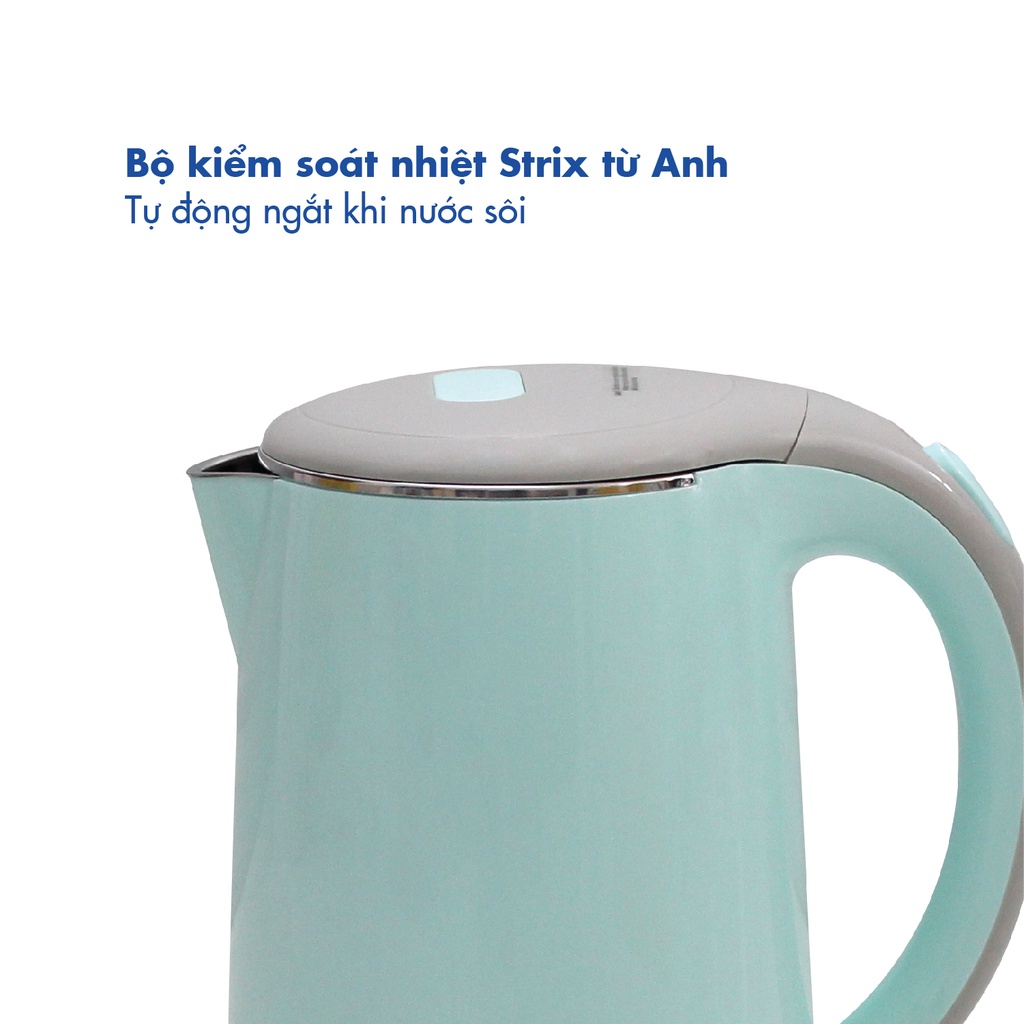 Bình đun siêu tốc Korea King PWP-17P/G Hàng chính hãng