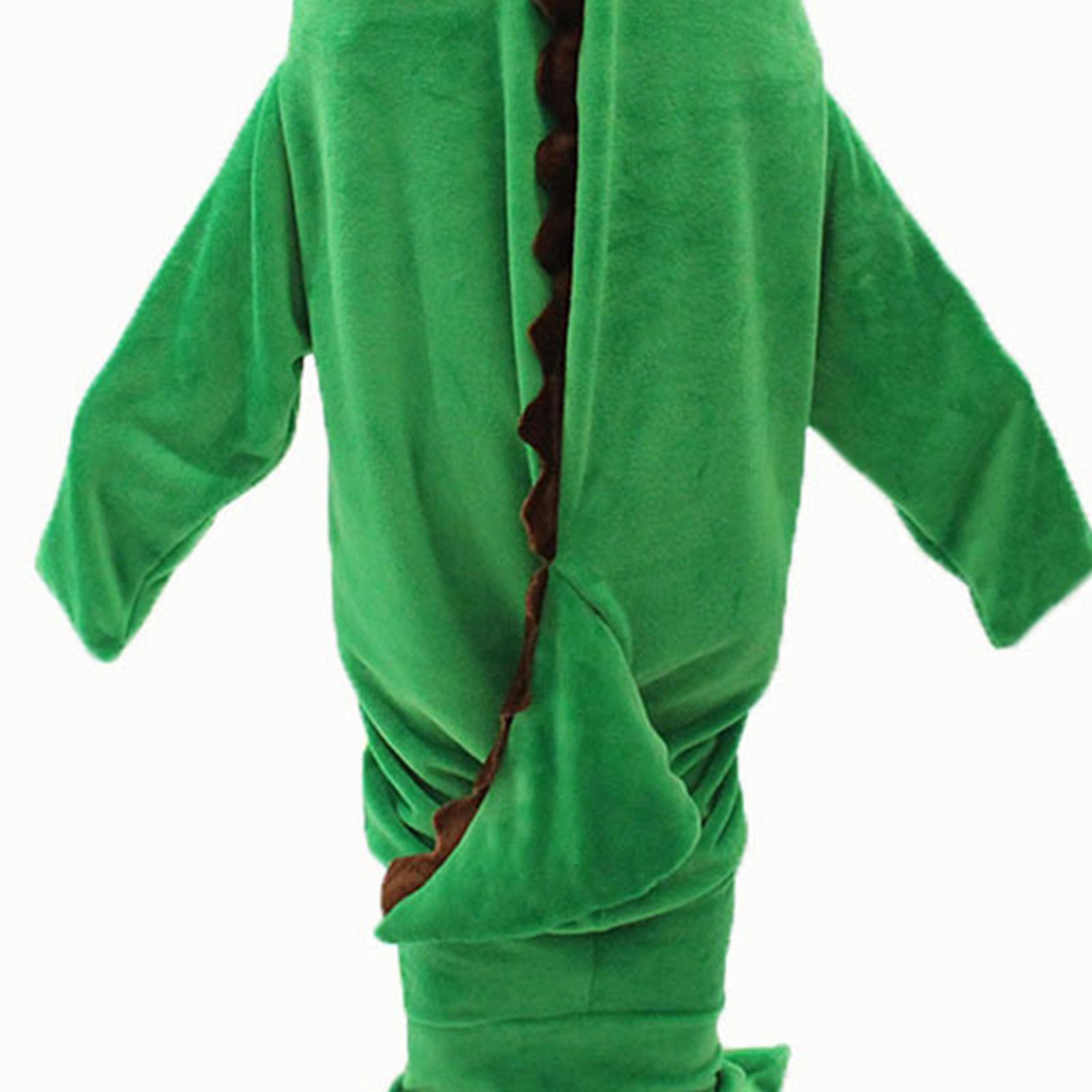 Wearable Dinosaur Blanket Hooded Blanket Sleepwear Animal Sleeping Bag