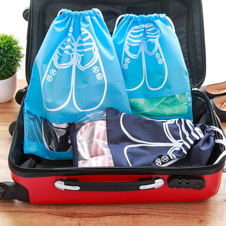 Bộ 4 Túi Vải Đựng Giày Chống Bụi Tiện Lợi