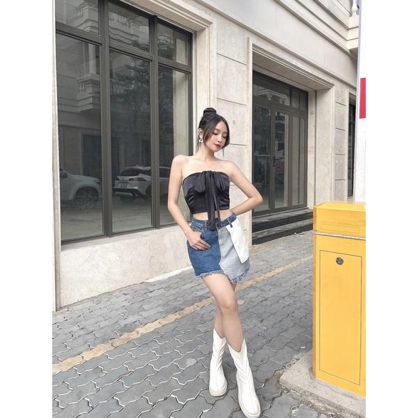 Quần váy jean cá tính REVERCLOTHINGS Sana Skorts