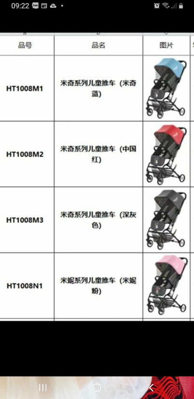 Xe đẩy gấp gọn Baobaohao HT1008M, 3 tư thế Hàng chính hãng