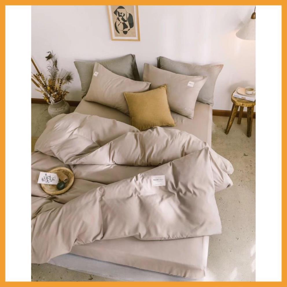 Bộ Chăn Ga Cotton Tici Cao Cấp Phong Cách Hàn Quốc Đủ Size Đủ Màu Hàng Đẹp Loại 1