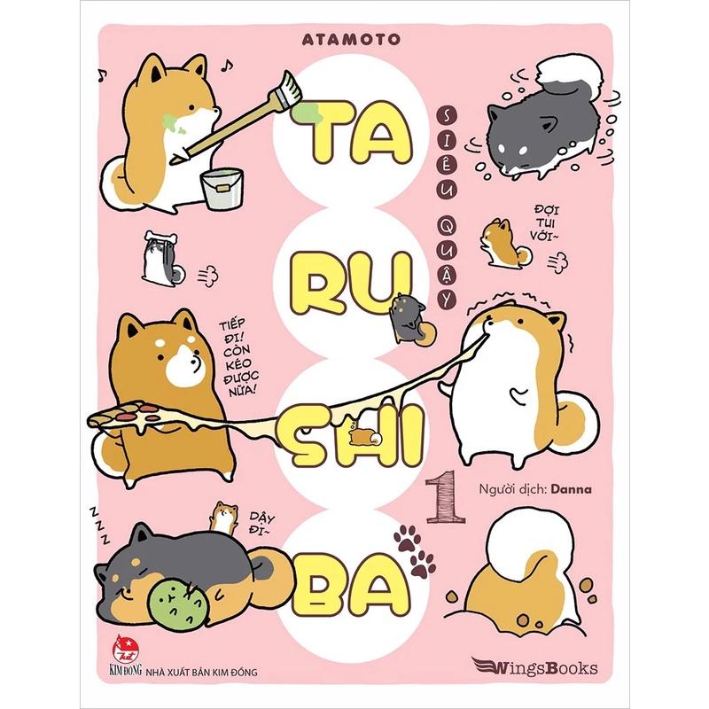 Truyện tranh Tarushiba siêu quậy - Bộ 2 tập có bán lẻ 1 2 - In màu 100% - Tặng kèm Bookmark và Sticker -  NXB Kim Đồng