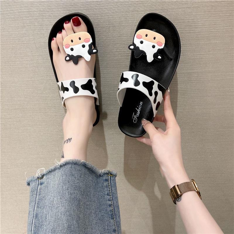 Slipper women summer online celebrity ins wears 2021 new fashion Korean version of Baida anti-skid soft sole cute cartoo