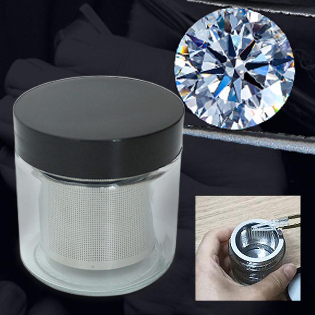 Diamond Stone Cleaner Bottle Glass Diamond Washing Cup for Glasses Eyeglass