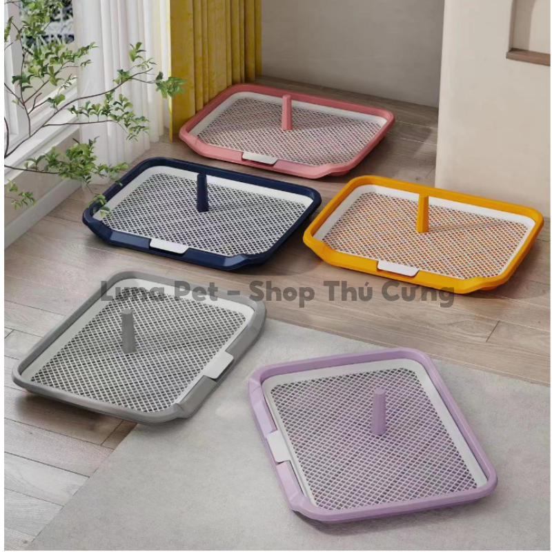 Khay vệ sinh cho chó size lớn L:65*50cm có cọc LunaPet KC08 - Khay hướng dẫn cún đi vệ sinh