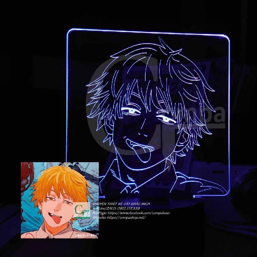 Đèn Ngủ Anime LED 3D Chainsaw Man Denji Type 01 ACSM0201 16 MÀU TÙY CHỈNH