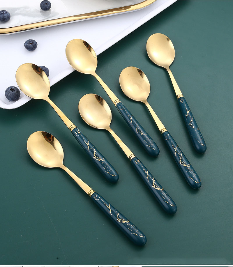 Sét 6 thìa vàng cao cấp - JL