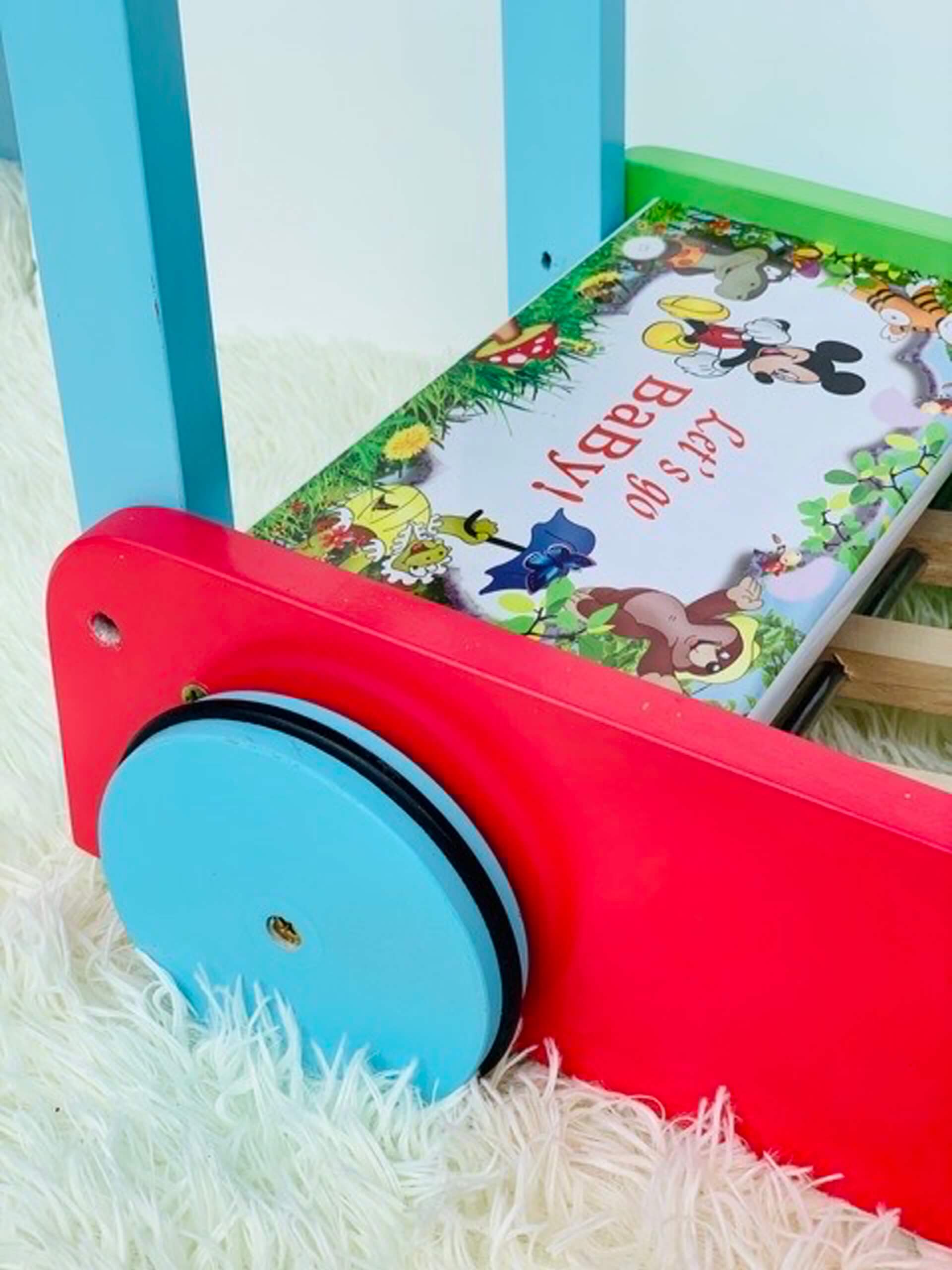 Xe Gà Tập Đi Bằng Gỗ Cho Bé VinaStar - Hàng Chuẩn