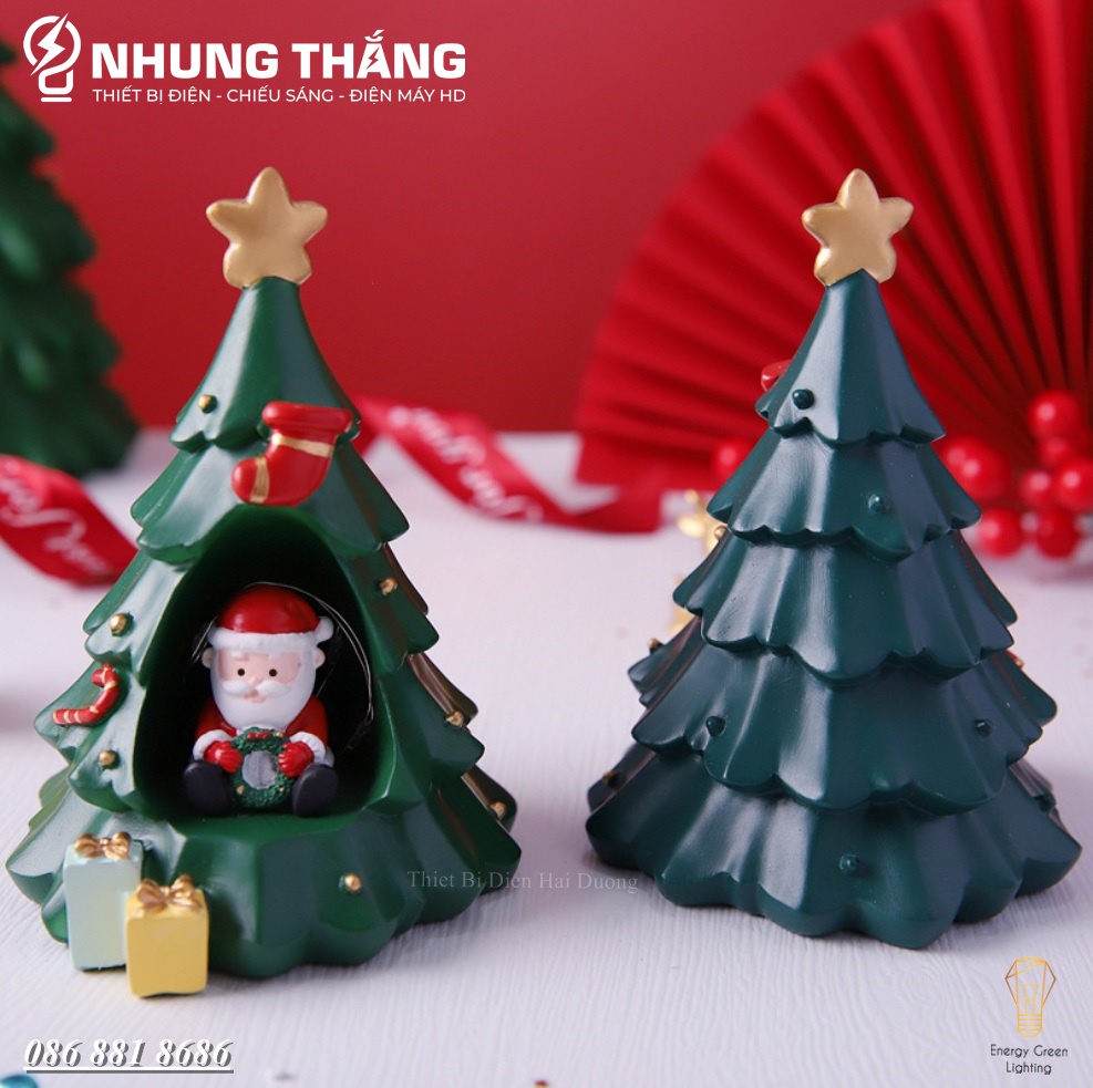 Quà Tặng Giáng Sinh - Nhiều Mẫu Đèn Ngủ Ông Già Noel Và Người Tuyết Siêu Dễ Thương - Trang Trí Giáng Sinh - Dùng Pin