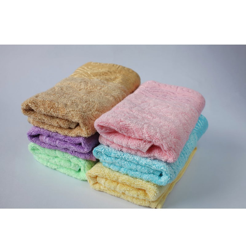 Combo 5 Khăn Mặt Sợi Tre Cao Cấp 30x50 cm - 70Gr